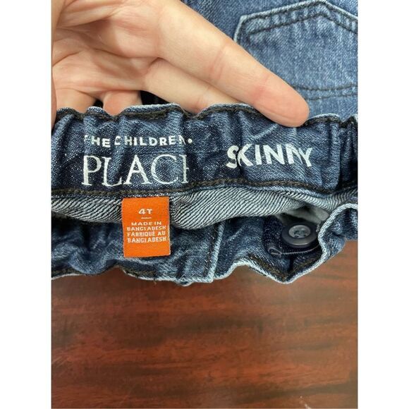 The Children’s Place 4T Denim Skinny Jeans with Snap Button - Picture 4 of 5